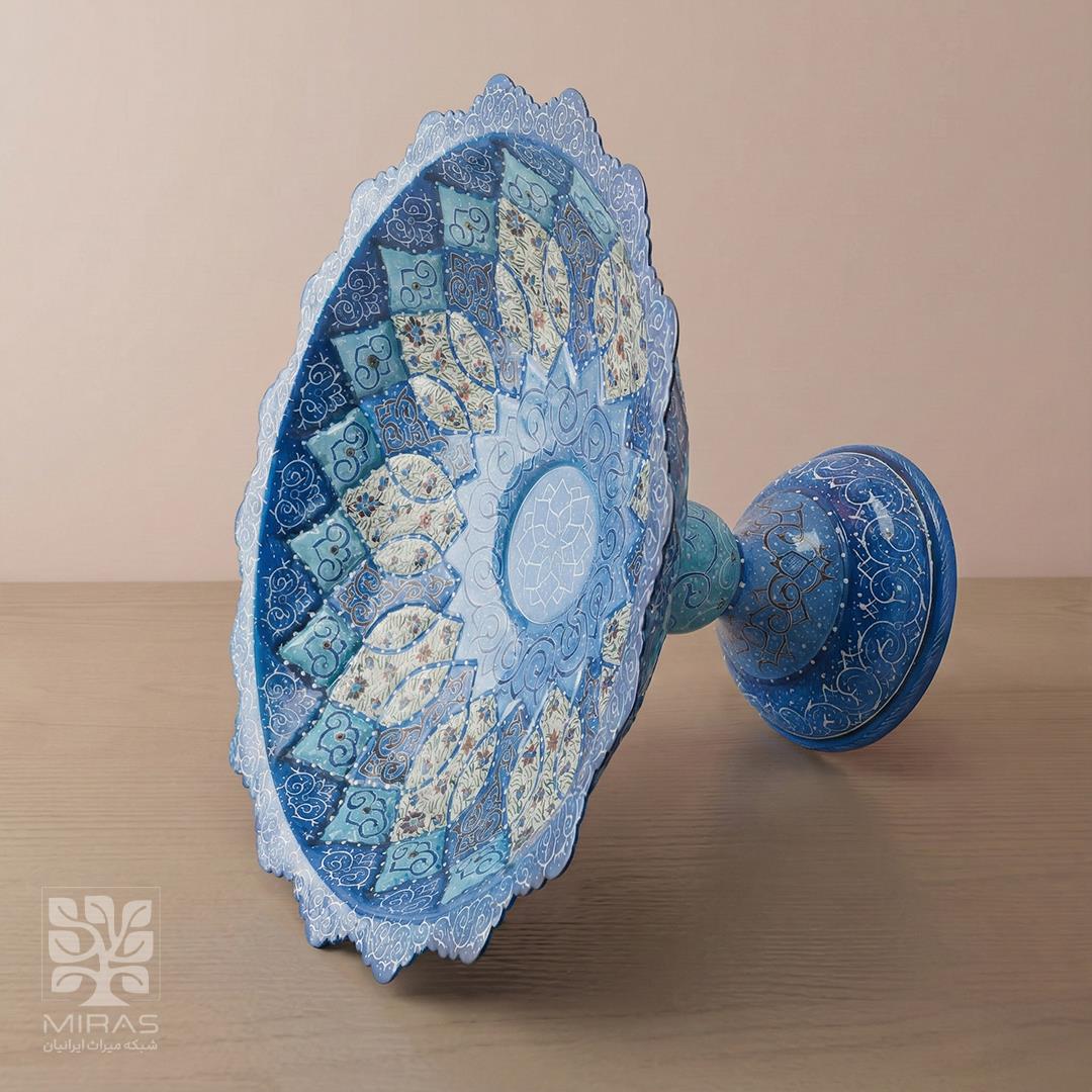 شیرینی خوری مینا کاری خیلی بزرگ سایز ۲۸