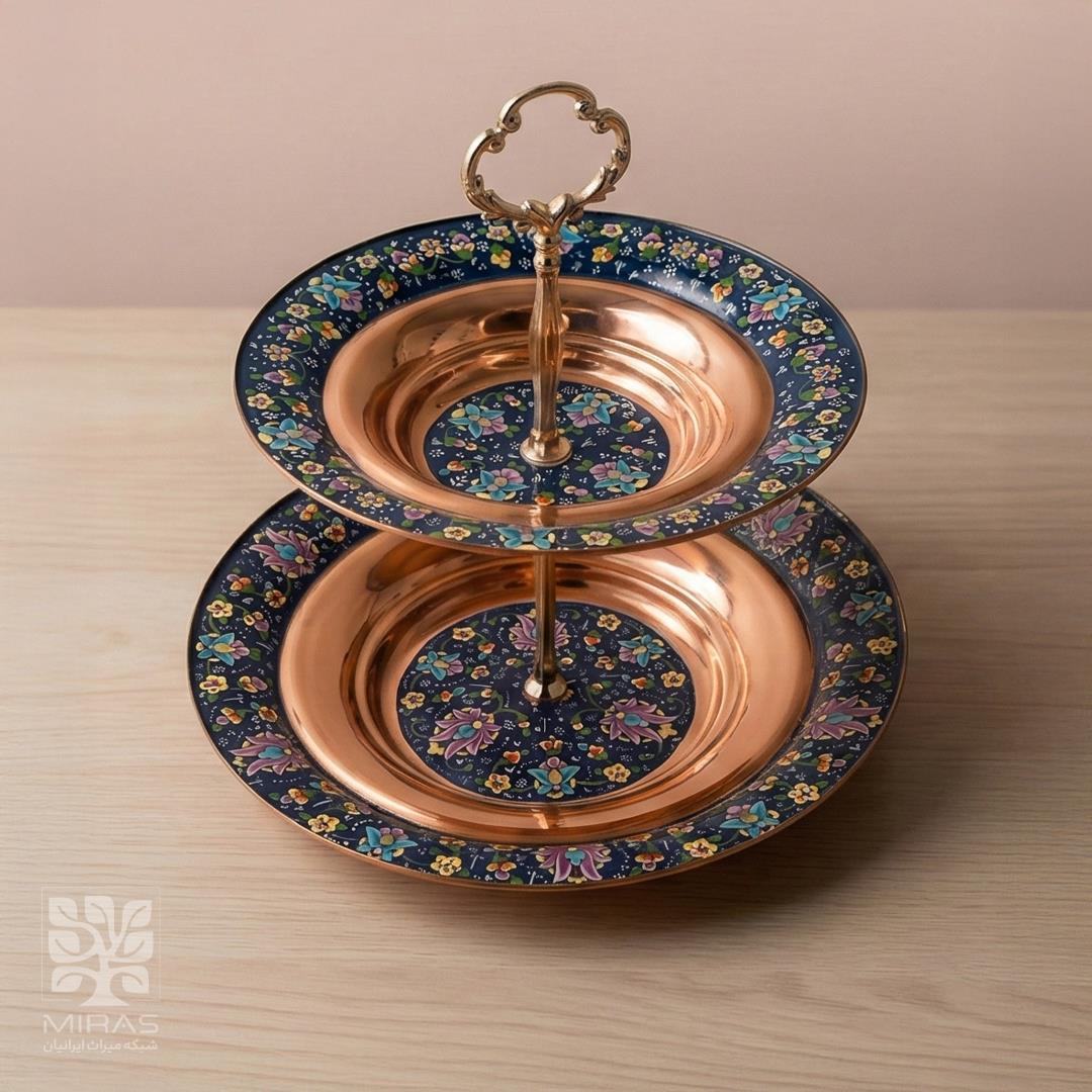 شیرینی خوری ۲ طبقه پرداز سایز ۲۵