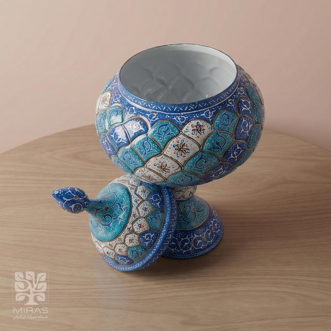 شکلات خوری مینا کاری بزرگ سایز ۳۰