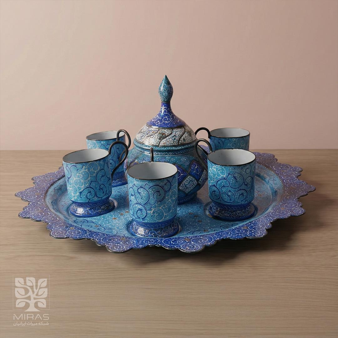 سرویس چایی خوری مینا کاری (گالش)