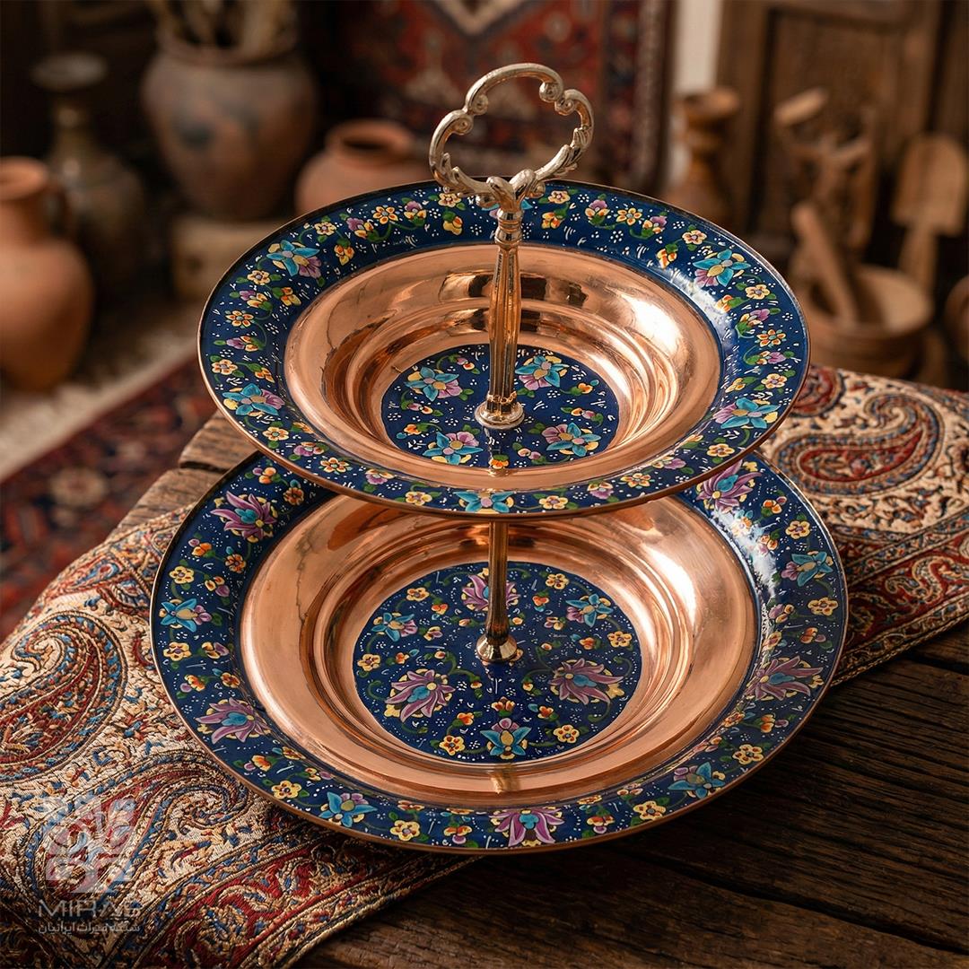 شیرینی خوری ۲ طبقه پرداز سایز ۲۵