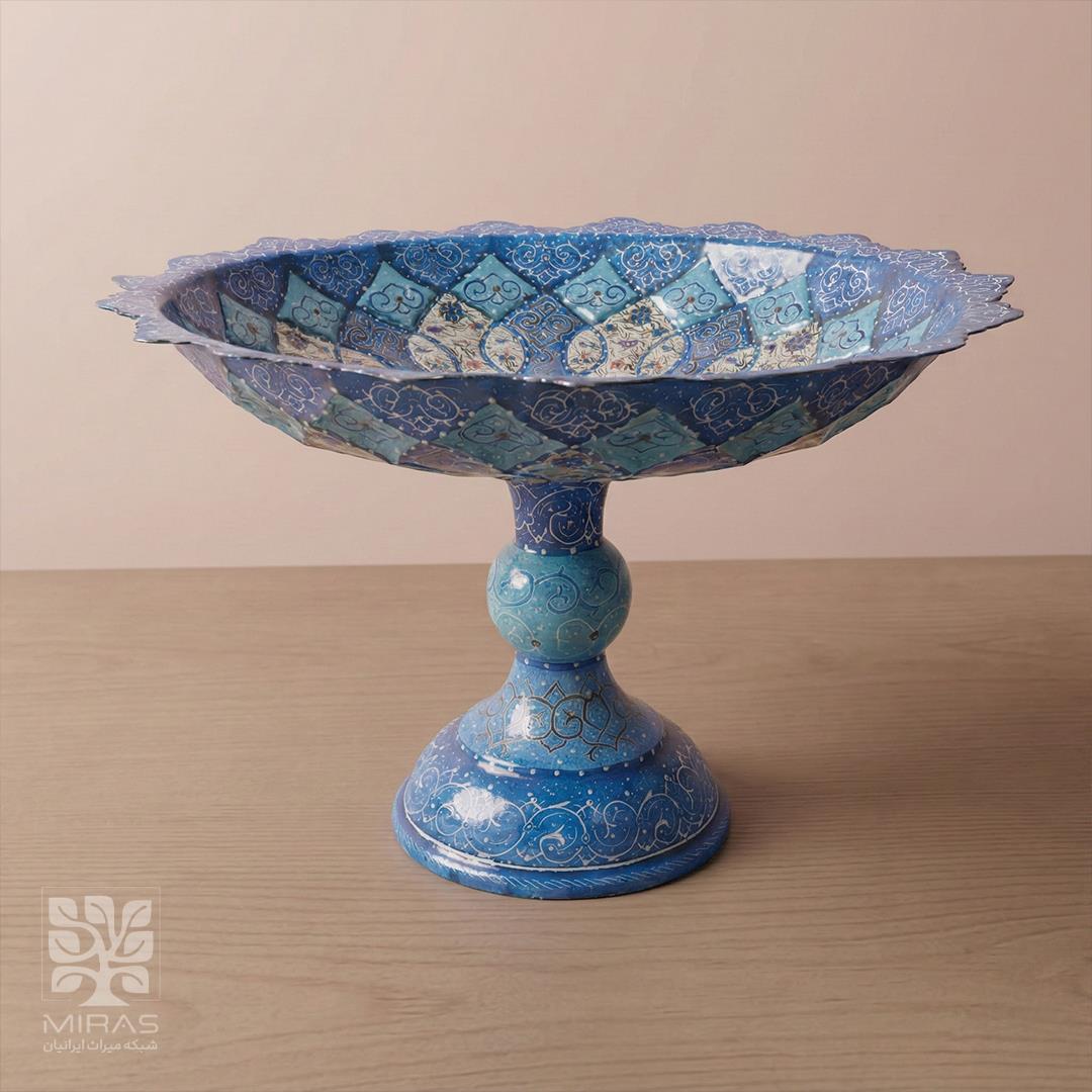 شیرینی خوری مینا کاری خیلی بزرگ سایز ۲۸