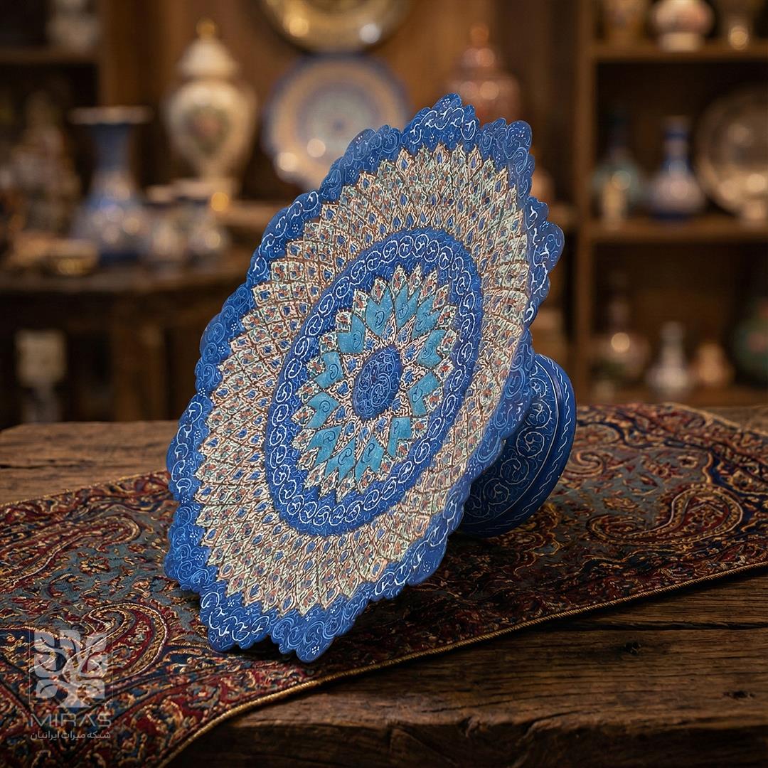 شیرینی خوری مینا کاری متوسط سایز ۲۲