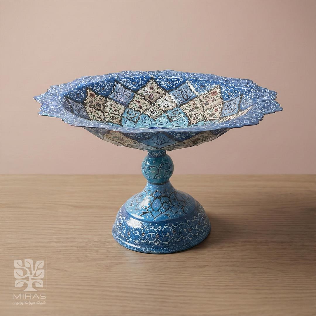 شیرینی خوری مینا کاری بزرگ سایز ۲۵