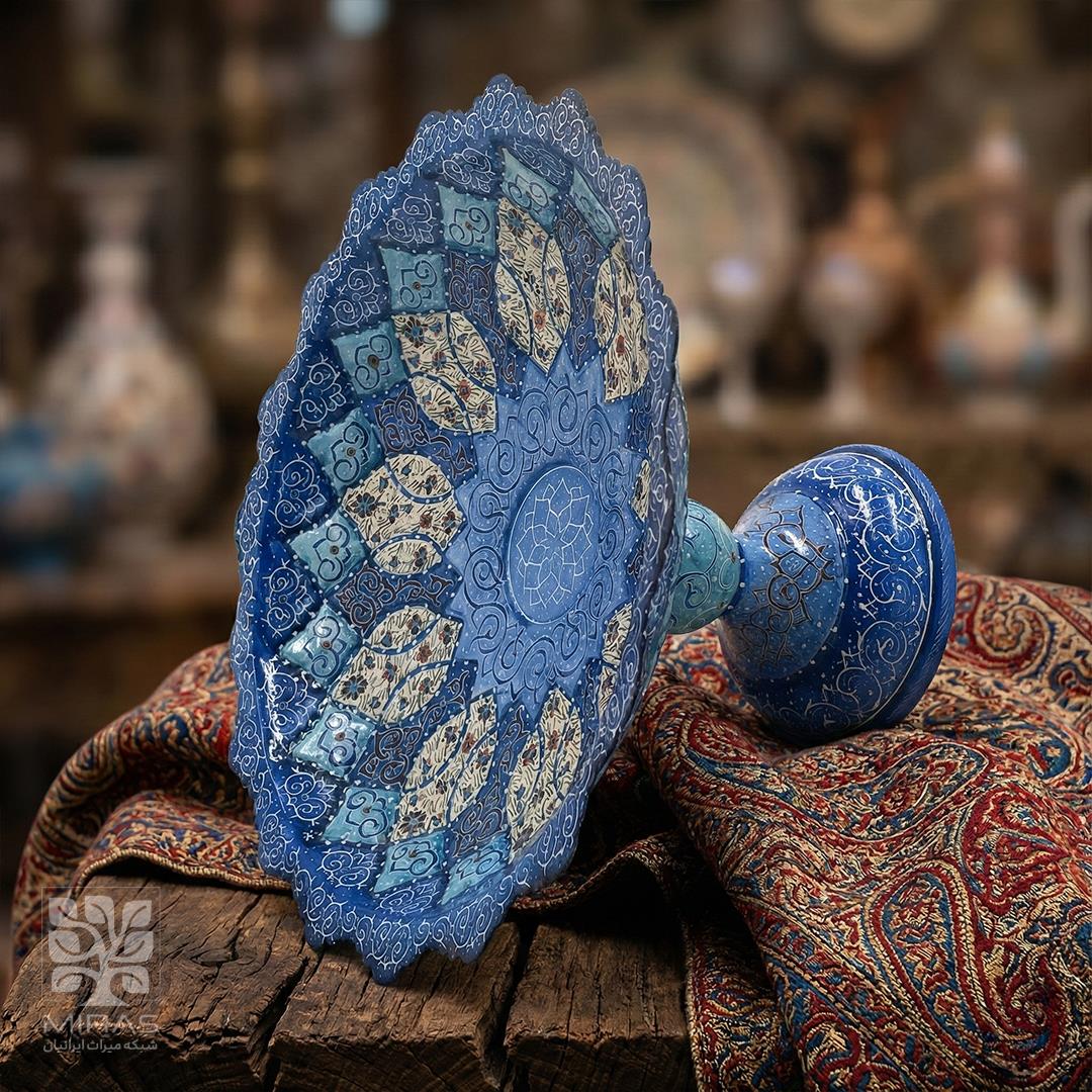 شیرینی خوری مینا کاری خیلی بزرگ سایز ۲۸