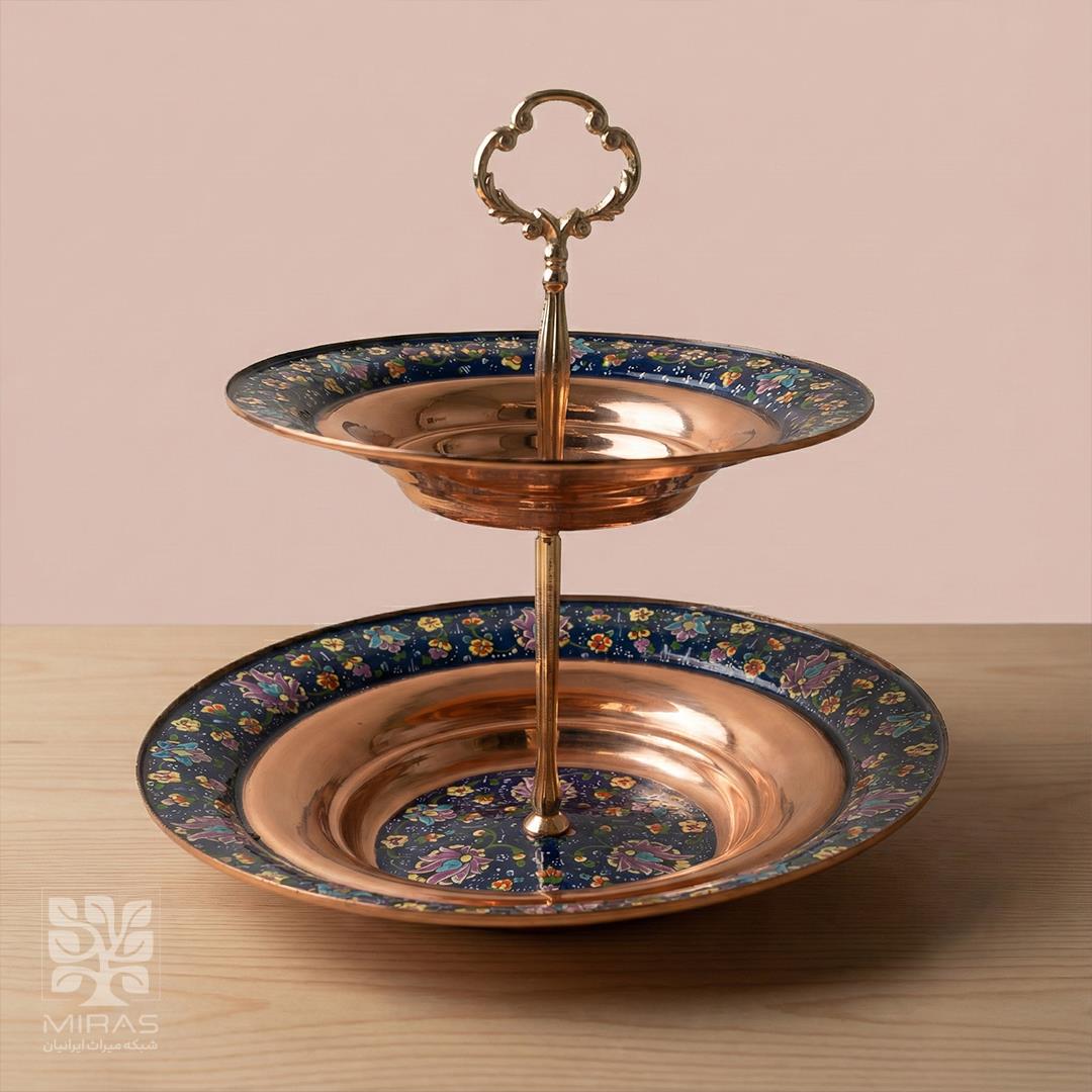 شیرینی خوری ۲ طبقه پرداز سایز ۲۵