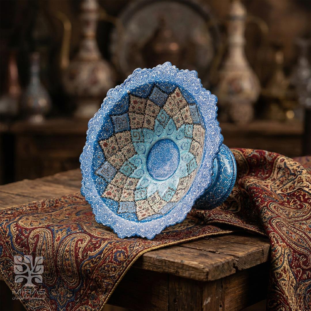 شیرینی خوری مینا کاری بزرگ سایز ۲۵