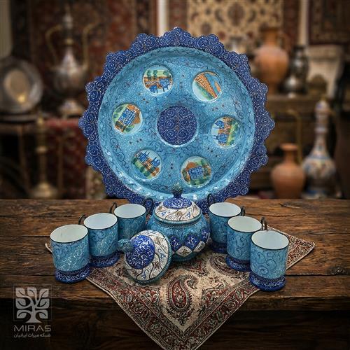 سرویس چایی خوری مینا کاری (گالش)