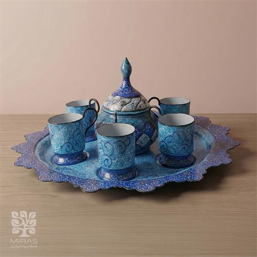 سرویس چایی خوری مینا کاری (گالش)