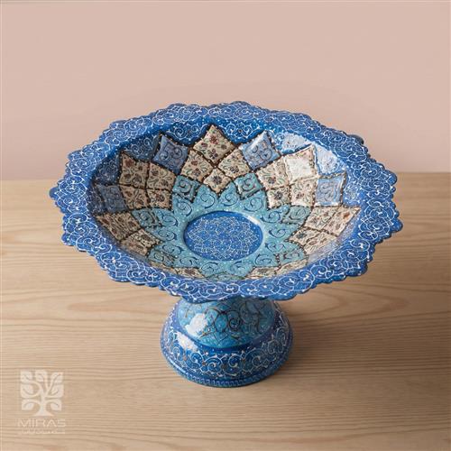 شیرینی خوری مینا کاری بزرگ سایز ۲۵