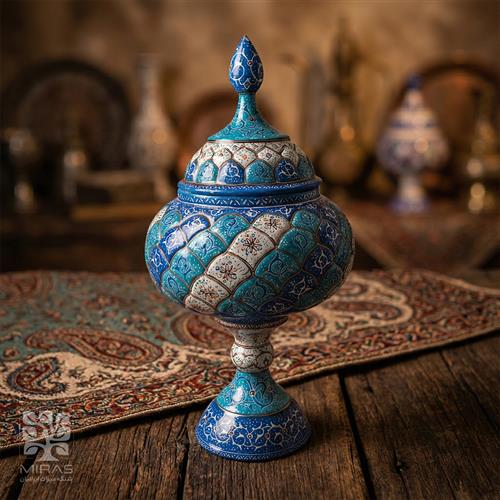 شکلات خوری مینا کاری بزرگ سایز ۳۰