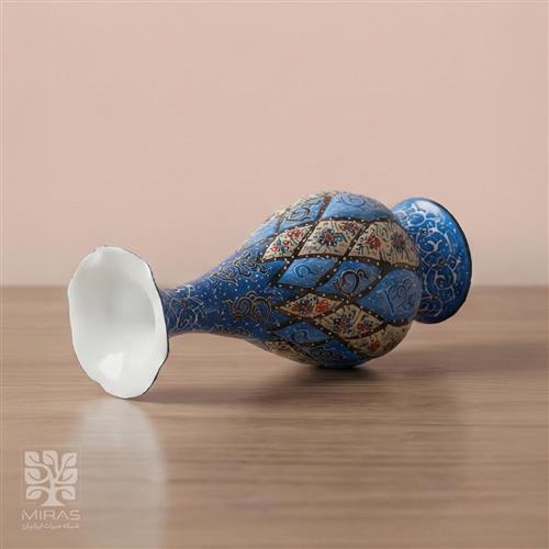 گلدان تک مینا کاری متوسط سایز ۲۰