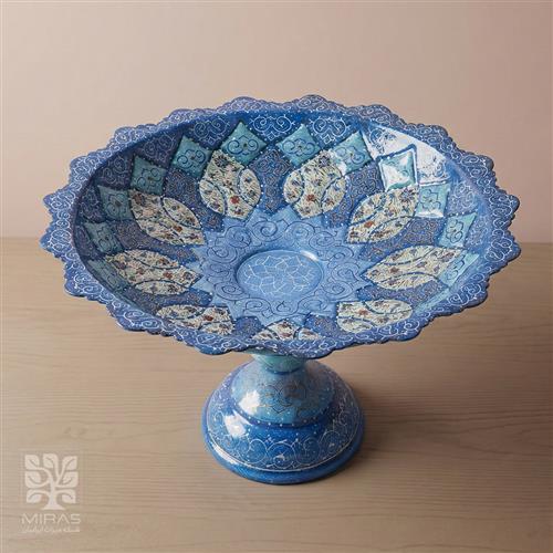 شیرینی خوری مینا کاری خیلی بزرگ سایز ۲۸