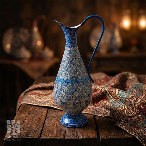 پارچ مینا کاری متوسط سایز ۲۸