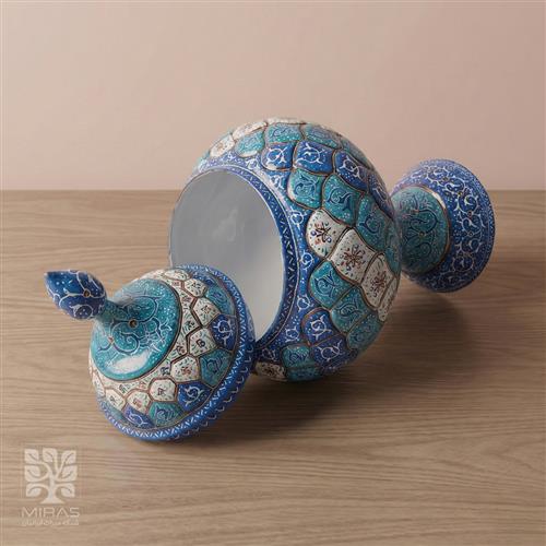 شکلات خوری مینا کاری بزرگ سایز ۳۰