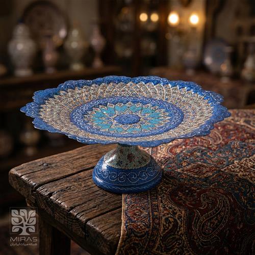 شیرینی خوری مینا کاری متوسط سایز ۲۲