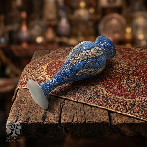 گلدان تک مینا کاری متوسط سایز ۲۰