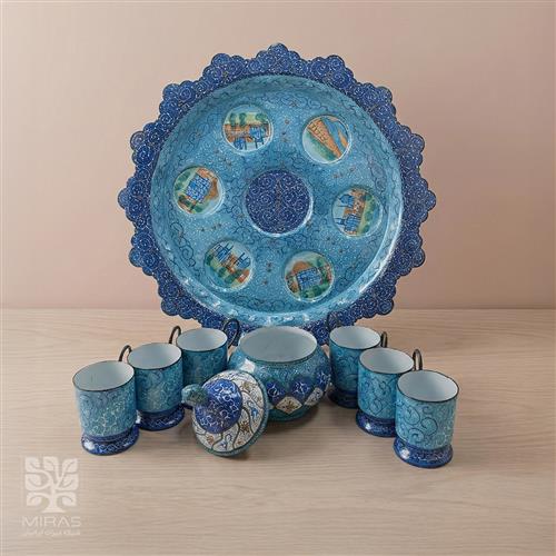 سرویس چایی خوری مینا کاری (گالش)