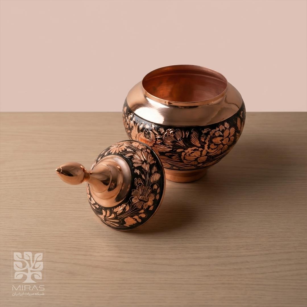 قندان سیبی الماس تراش متوسط سایز ۳۰