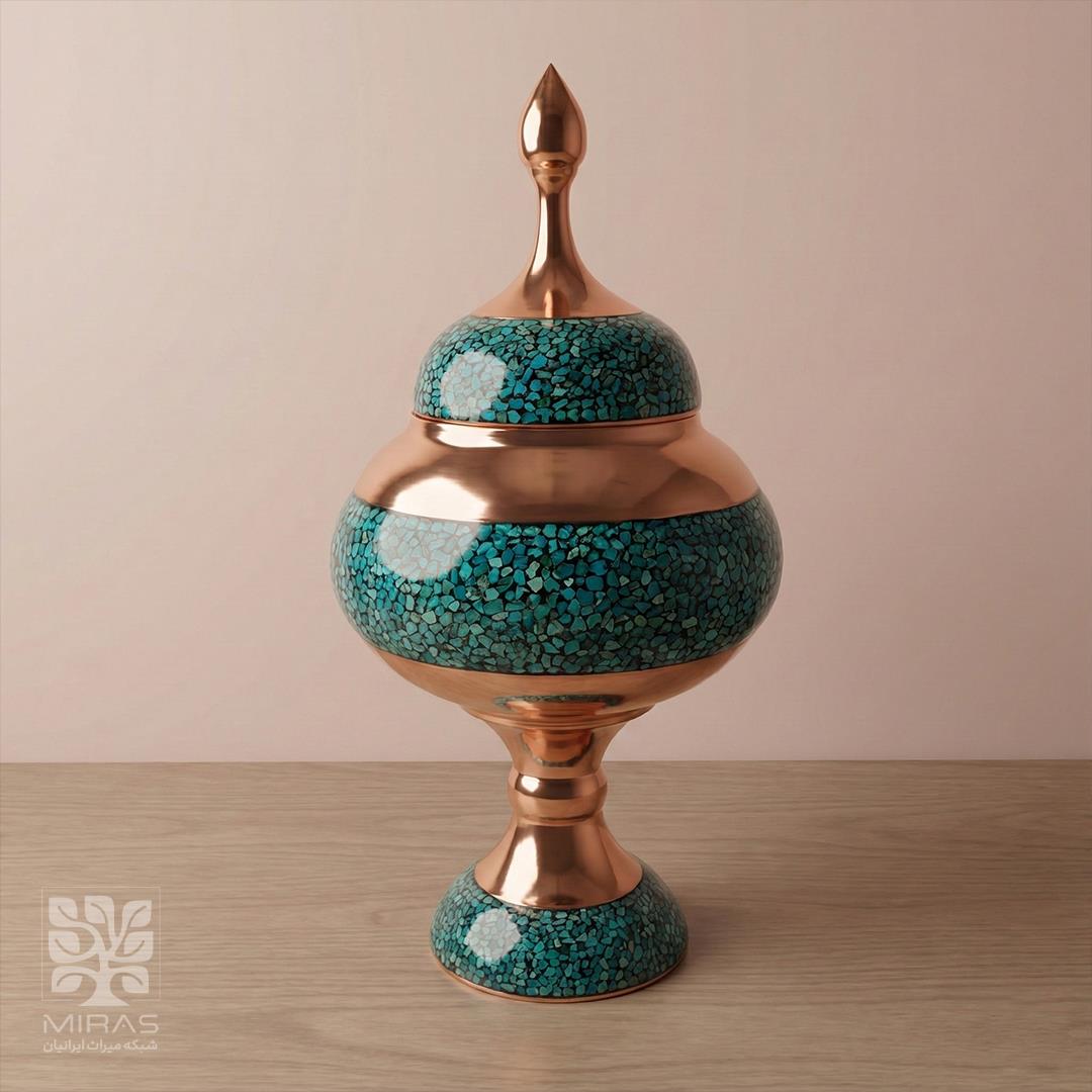 شکلات خوری فیروزه خیلی بزرگ سایز ۳۵