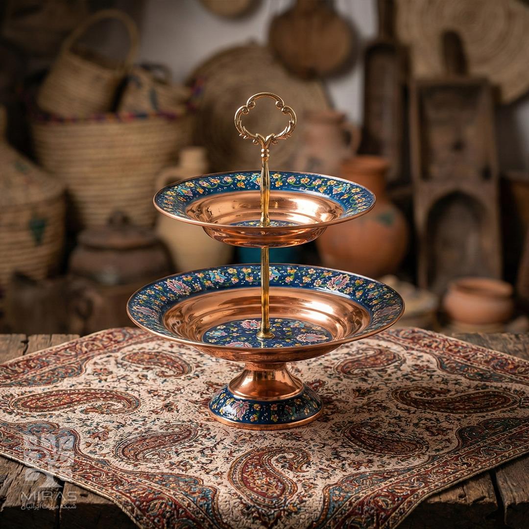 شیرینی خوری ۲ طبقه پرداز سایز ۲۶