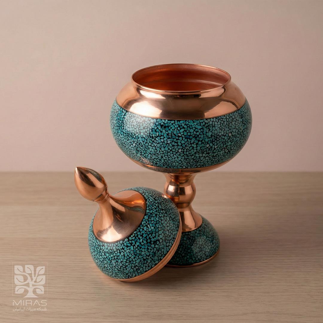 شکلات خوری فیروزه متوسط سایز ۲۵