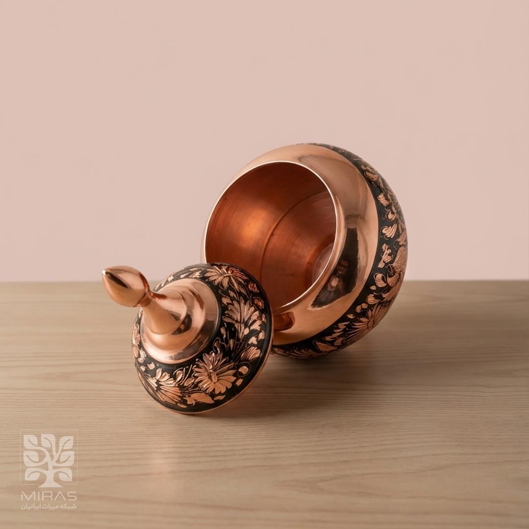 قندان سیبی الماس تراش متوسط سایز ۳۰