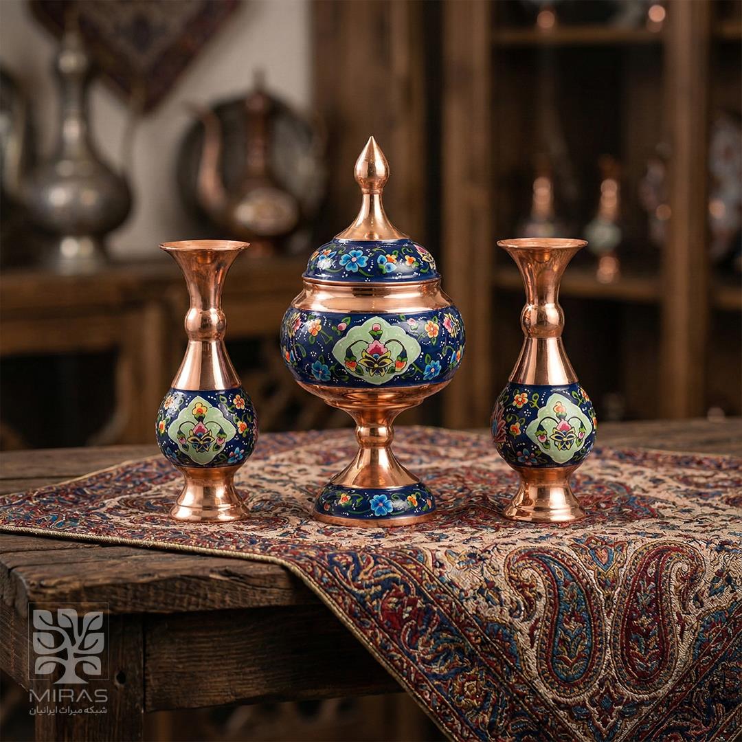 ست جفت گلدان و شکلات خوری پرداز سایز ۱۶ و ۲۰