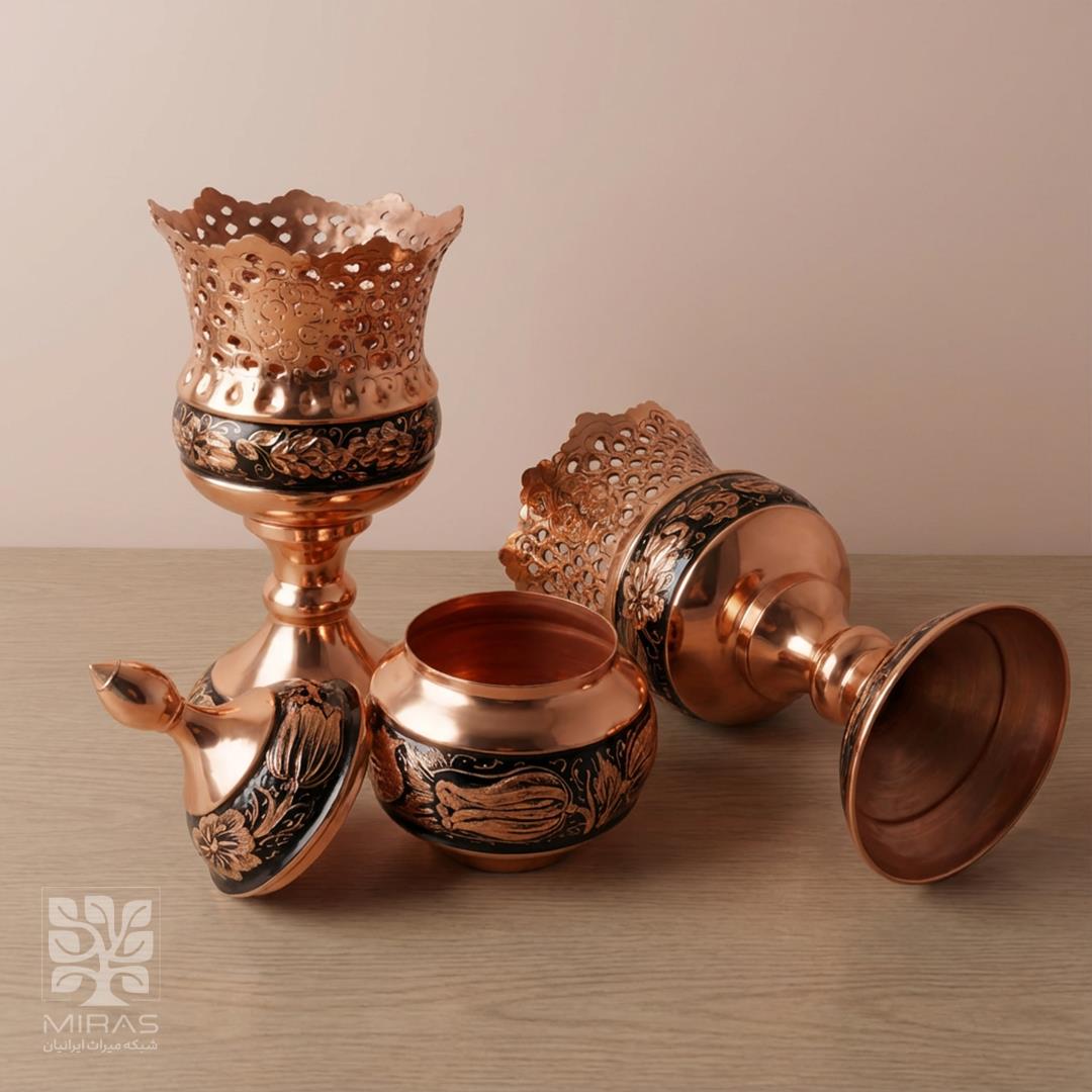 ست دیسگونی و قندان الماس تراش سایز ۲۰ و ۲۵