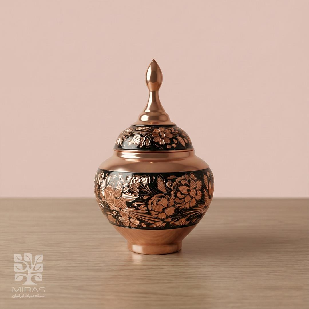 قندان سیبی الماس تراش متوسط سایز ۳۰