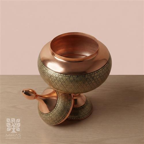 شکلات خوری مس و خاتم کوچک سایز ۲۰