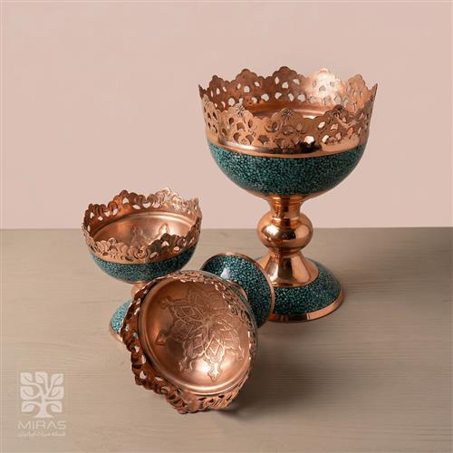 ست ۳ تکه آجیل خوری فیروزه