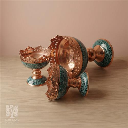 ست ۳ تکه آجیل خوری فیروزه