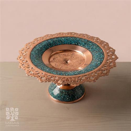 شیرینی خوری فیروزه شبکه‌ای سایز ۱۳