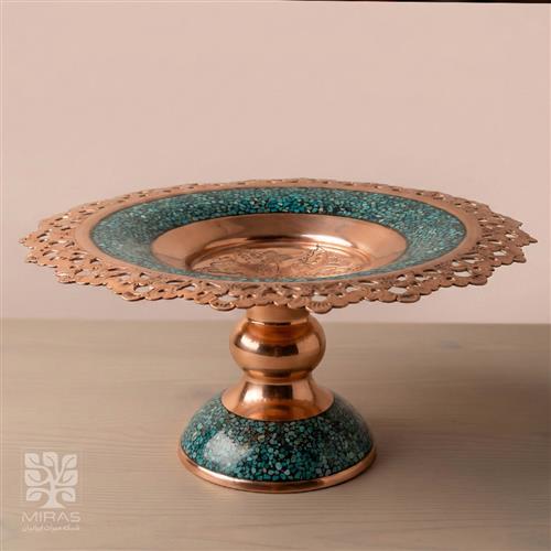 شیرینی خوری فیروزه شبکه‌ای سایز ۱۳