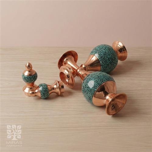 گلاب پاش جفت فیروزه متوسط سایز ۲۵