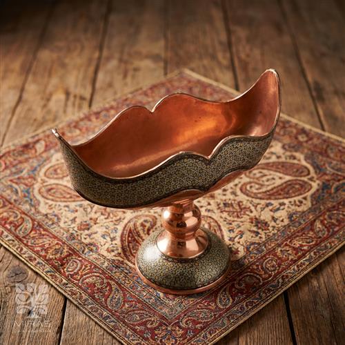 کشکول مس و خاتم کوچک سایز ۲۰