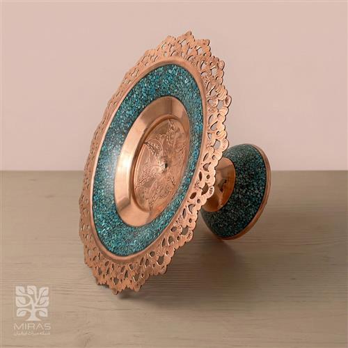 شیرینی خوری فیروزه شبکه‌ای سایز ۱۳