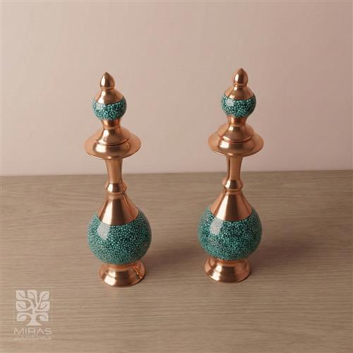 گلاب پاش جفت فیروزه متوسط سایز ۲۵