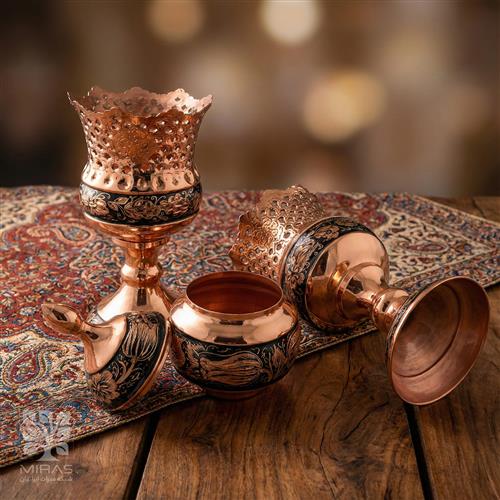 ست دیسگونی و قندان الماس تراش سایز ۲۰ و ۲۵